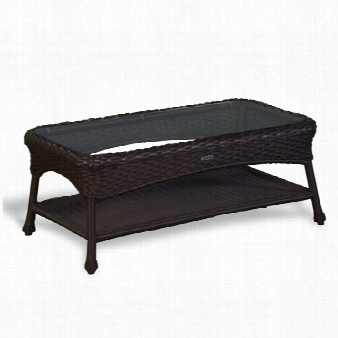 Tortuga Exington Outdoor Coffee Table In Tortoise