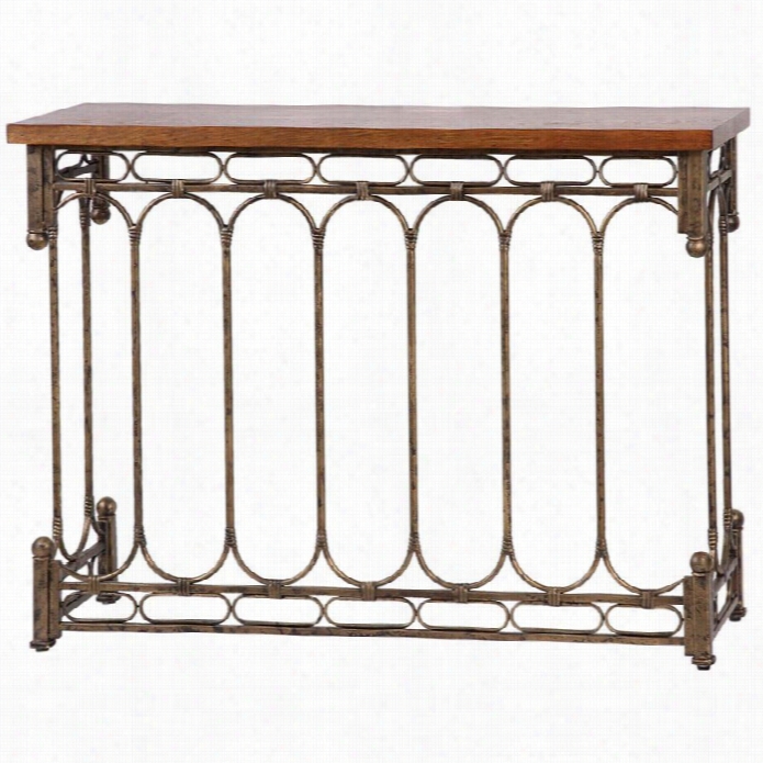 Uttermost Harbin Metal Console Table