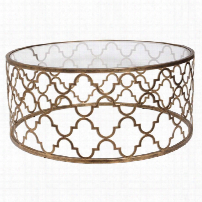 Uttermost Quatrefoiil Coffee Table