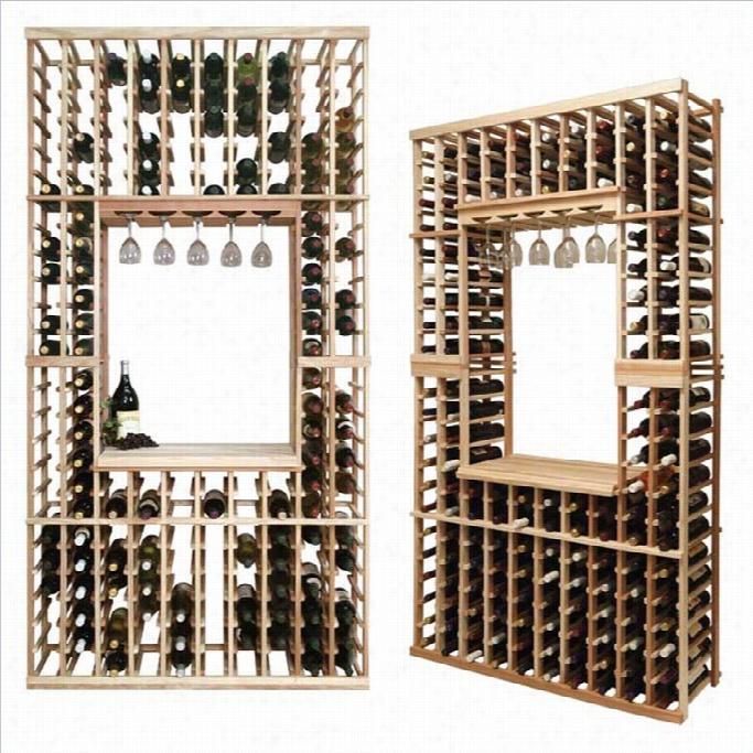 W Ine Cellar Innovations Vintner Series 84 Hollowed Center Wine Rack Kit