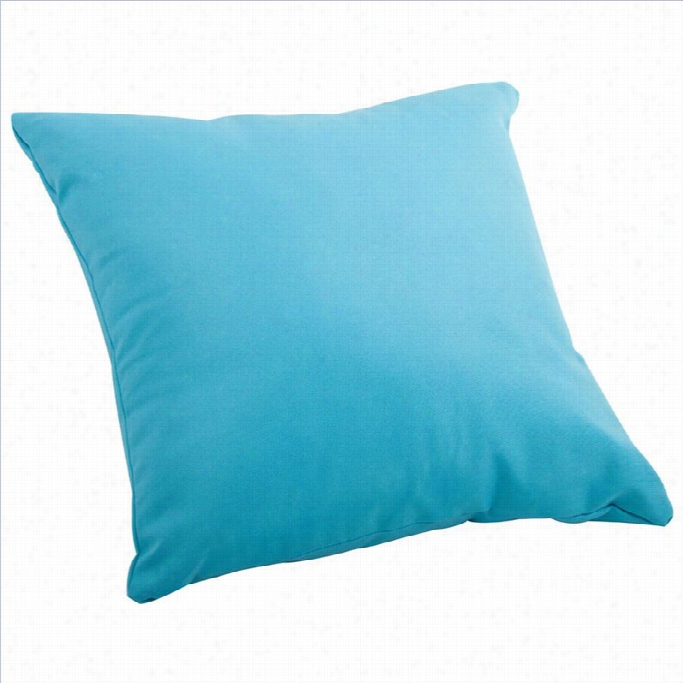 Zuo Laguna Large Pillow In Skh Blue