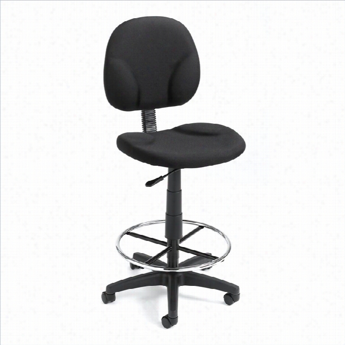 Boss Office Products Drqfting Chair In Black