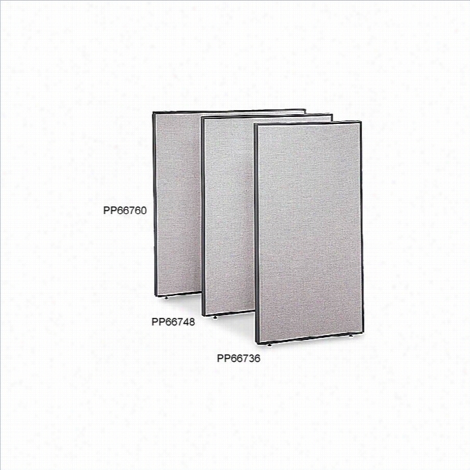 Bush Bbf Pp6676 0 Privacy Panel  (66h X 60w) In Light Gray