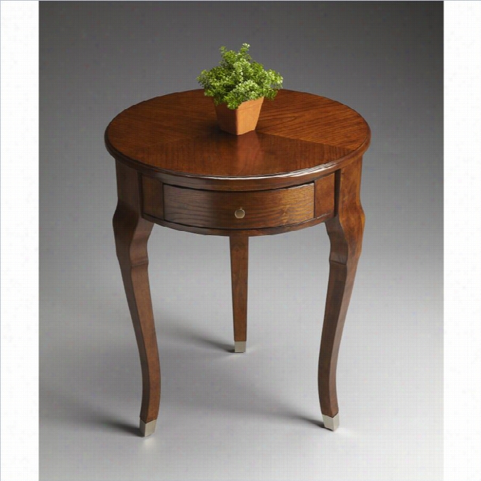 Butler Specialty Loft Side Table In Chestnut Burl