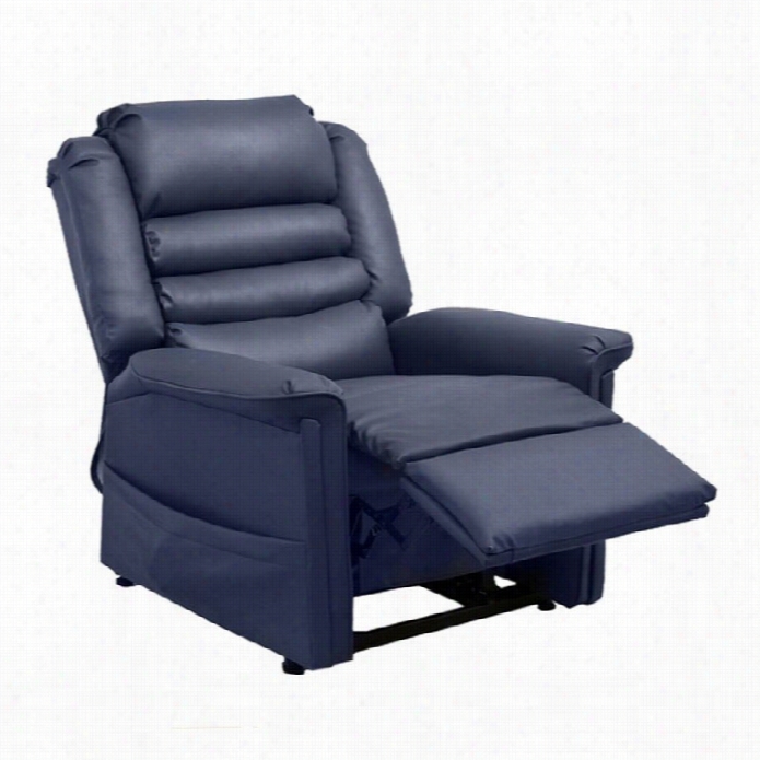 Catnapper Invincible Fa Ux Leather Power Lift Recliner I Nsapphire