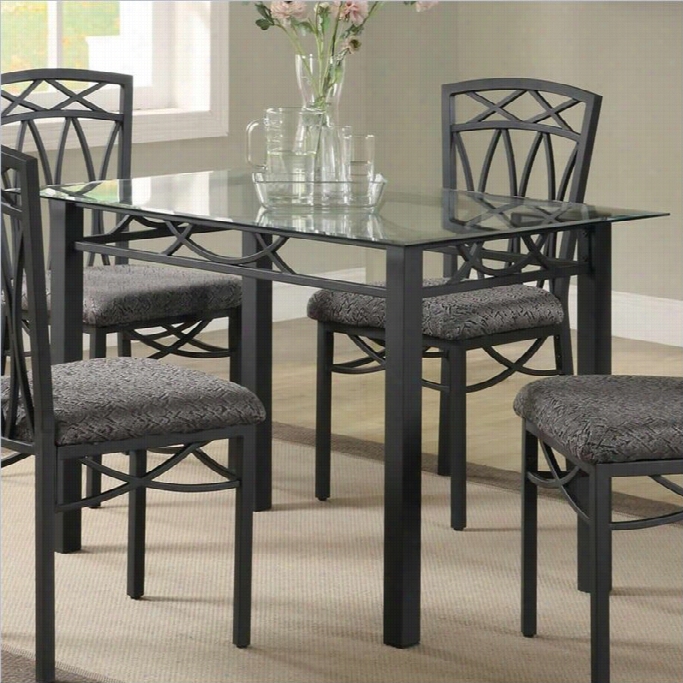 Coaster Dining Table In Black