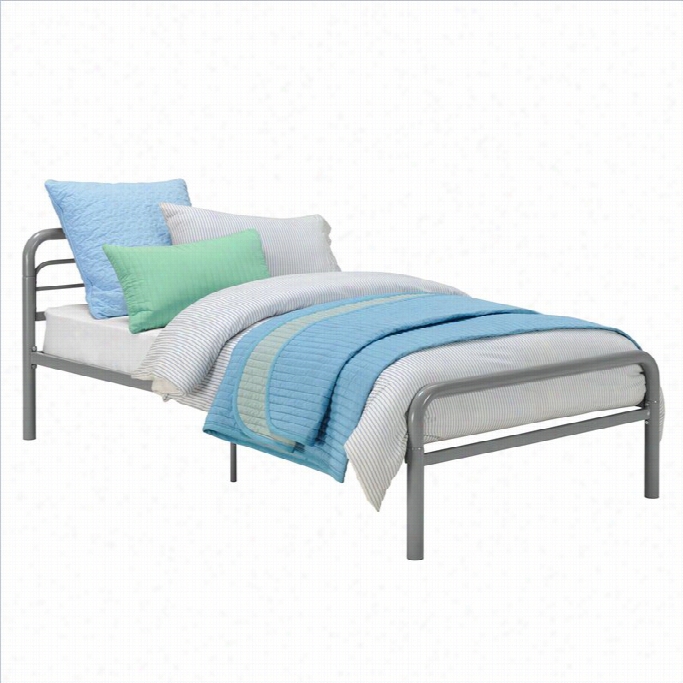 Dhp Metal Twin Bed In White