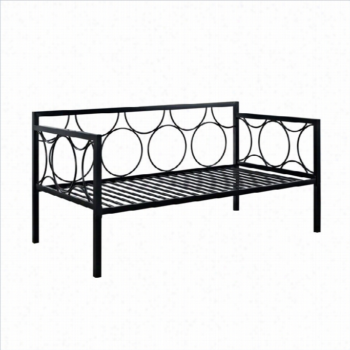 Dhp Rebecca Metal Twin Daybed In Black