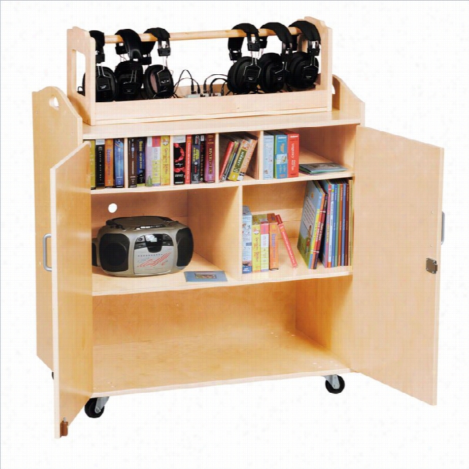 Guidecraft Media Cart