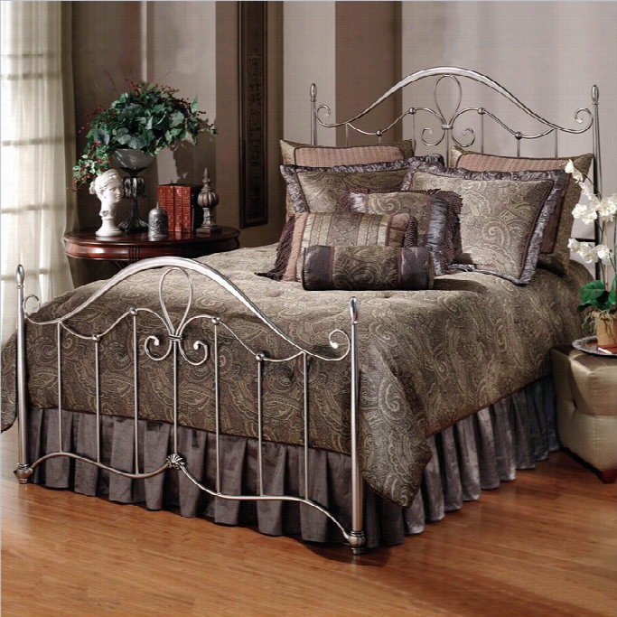 Hillsdale Doheny Meetal Bed In Antique Pewter Fjnish-full