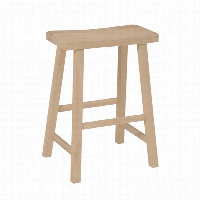 International Concepts 24 Saddleseat Stool