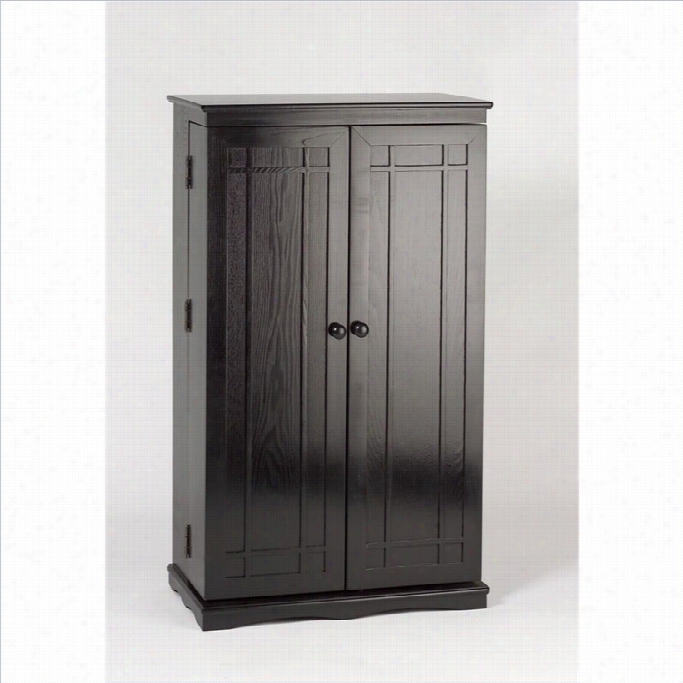 Leslie Dams 40 Classic Mission Style Ultijed Ia Cabinet In Black