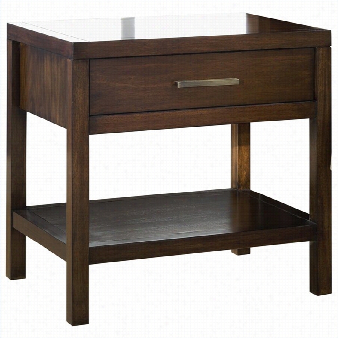 Modus Furniiture Uptown Nightstand  In Medium Brown