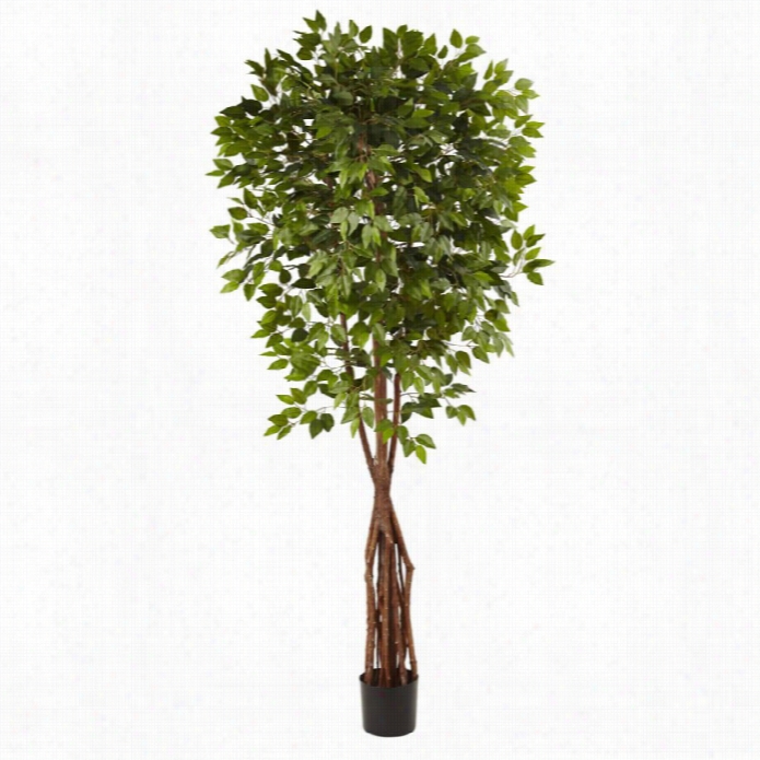 Nearly Natural 7.5' Super Deluxe Ficus Tree