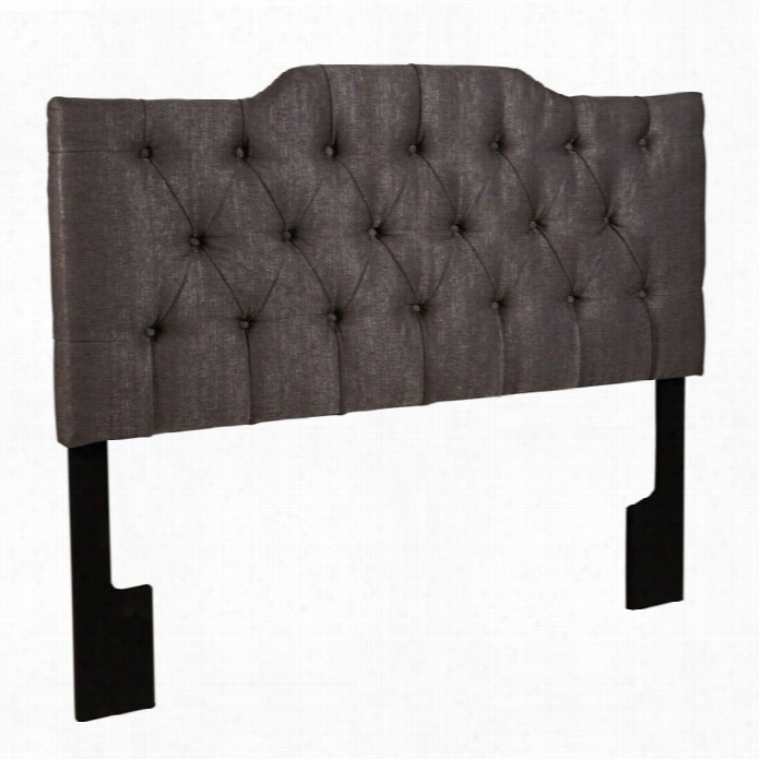 Pri Tufted Upholstered Headboard In Anthracite-full-queen