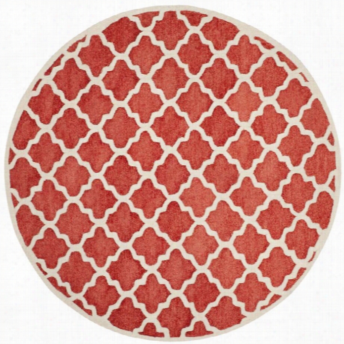 Safavieh Precious Round Rug In Rose