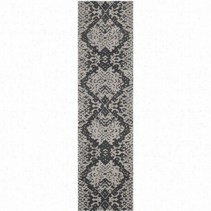 Safavieh Wyndham Grey Contemporary Rug - Runner 2' X 9'