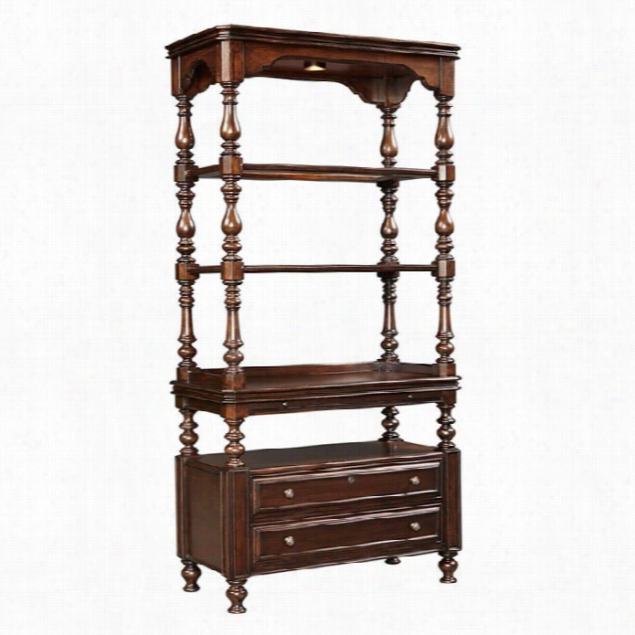 Stanley Furniture Casa D'onore 4 Shelf Bookcase In Sella