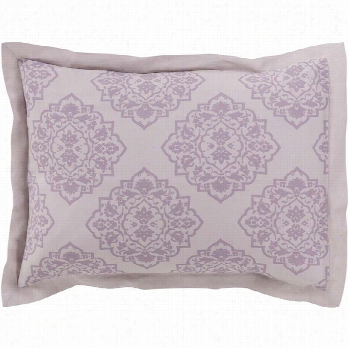 Surya Anniston Woven Linen King Sha In Puple