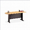 Bush BBF Series A 4-Piece L-Shape Desk with Hutch in Beech