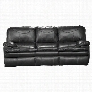 Catnapper Perez Leather Power Reclining Leather Sofa in Steel