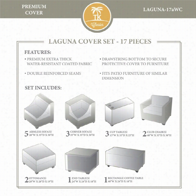 Tkc Laguna 19 Piece Winter Cover Set In Bige