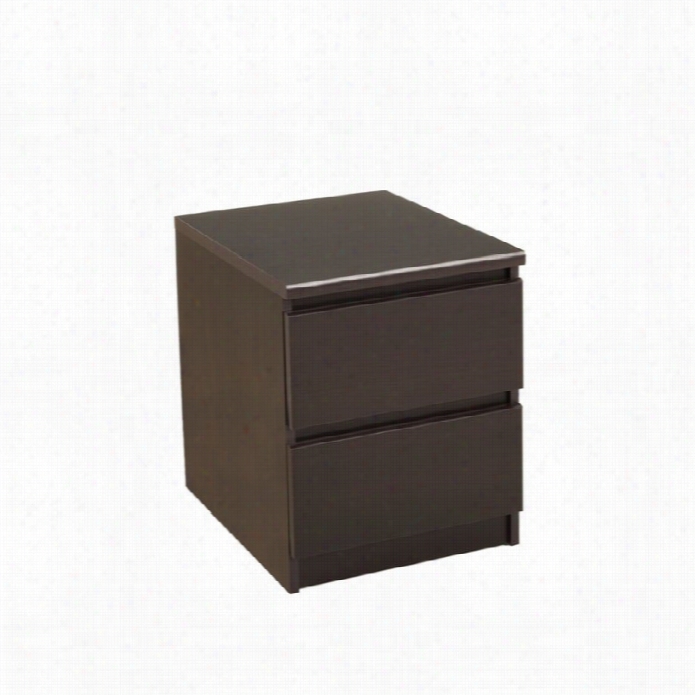 Tvilum Scottsdale 2 Drawer Nightstand In Coffee