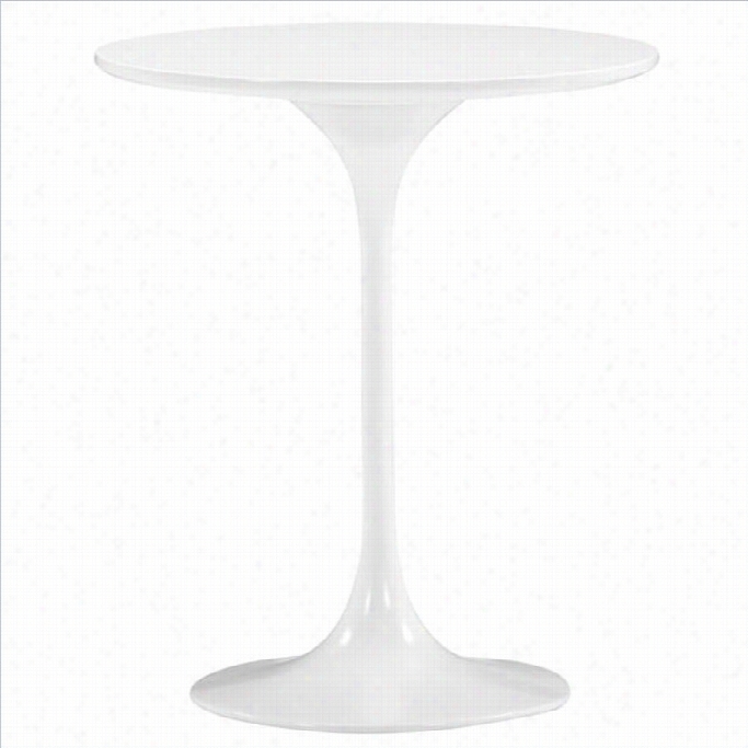 Zuo Wilco Modern Painted Wood Side Table In White