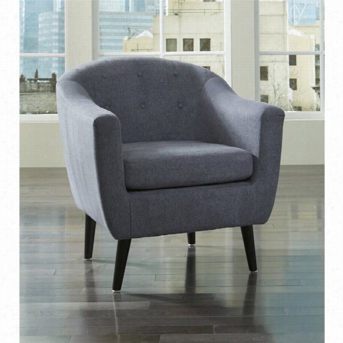 Ashley Klorey Fabric Accent Chair In Denim