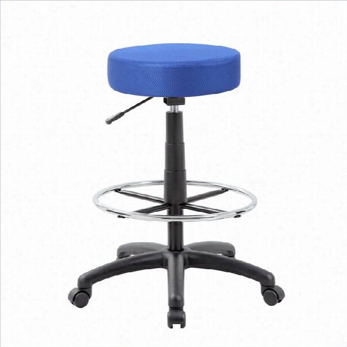 Boss Office Products The Dot Drafting Chair In Blue