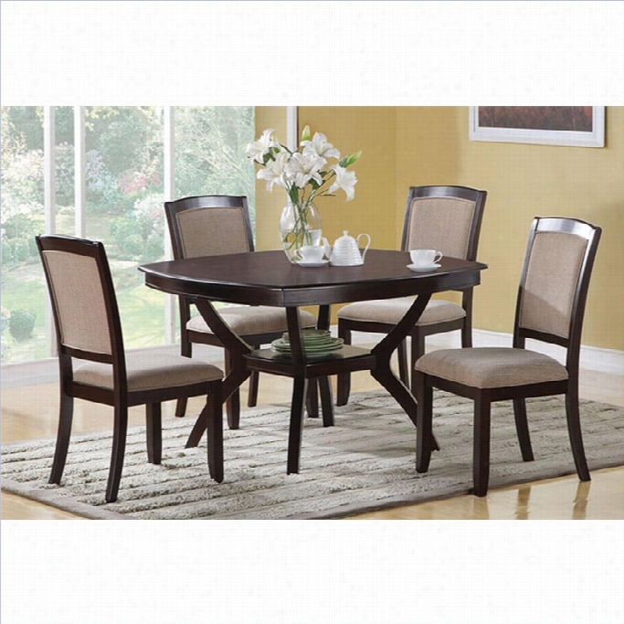 Coaster Memphis 5 Piece Dining Table And Chair Sett