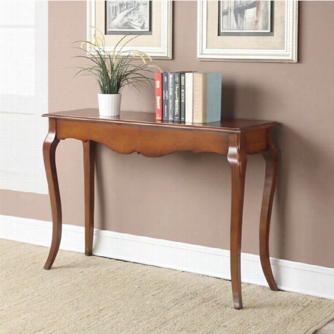 Convenienc E Concepts French Provence Huntington Console Table In Brown