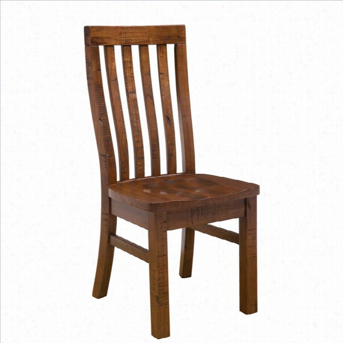 Hillsdale Outback Dinign Chair In Distressed Chestnut (set Of 2)