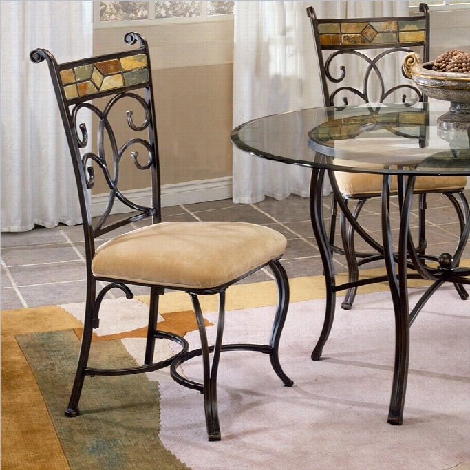 Hillsdalep Ompei Fabric Dining Chair (set Of 2)