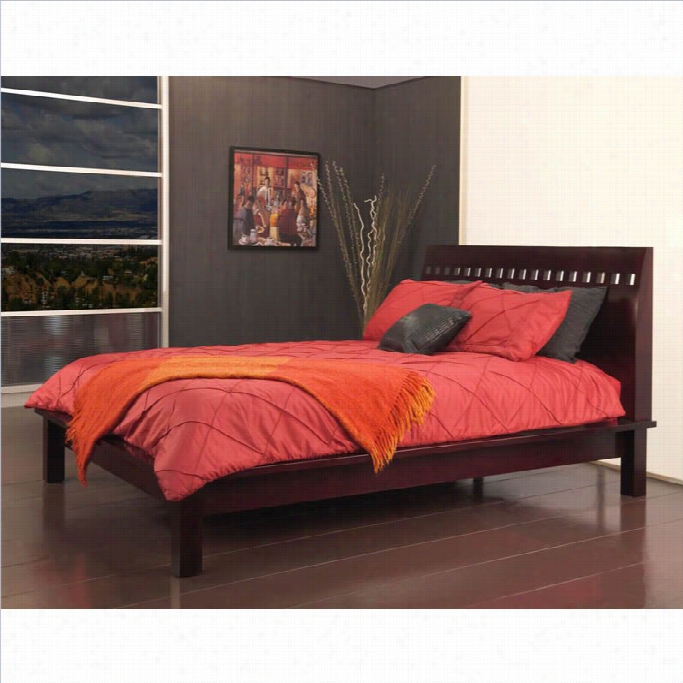 Modu S Furniture Nevis Veneto Platform Bed In Esprssof-ull