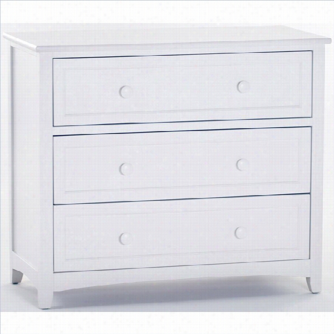 Ne Kids School House 3 Drawer Chest In White