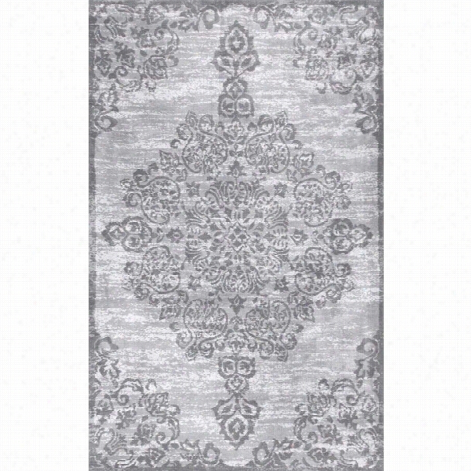 Nuloom 7' 6 X 9' 6 Floral Alcala Rug I Ngray