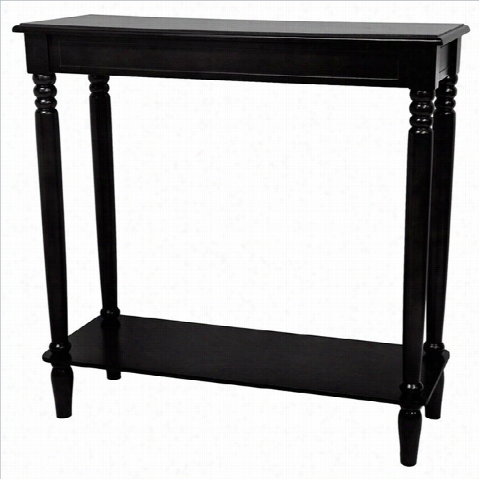 Oriental F Urniture 31 Classic Hall Table In Black