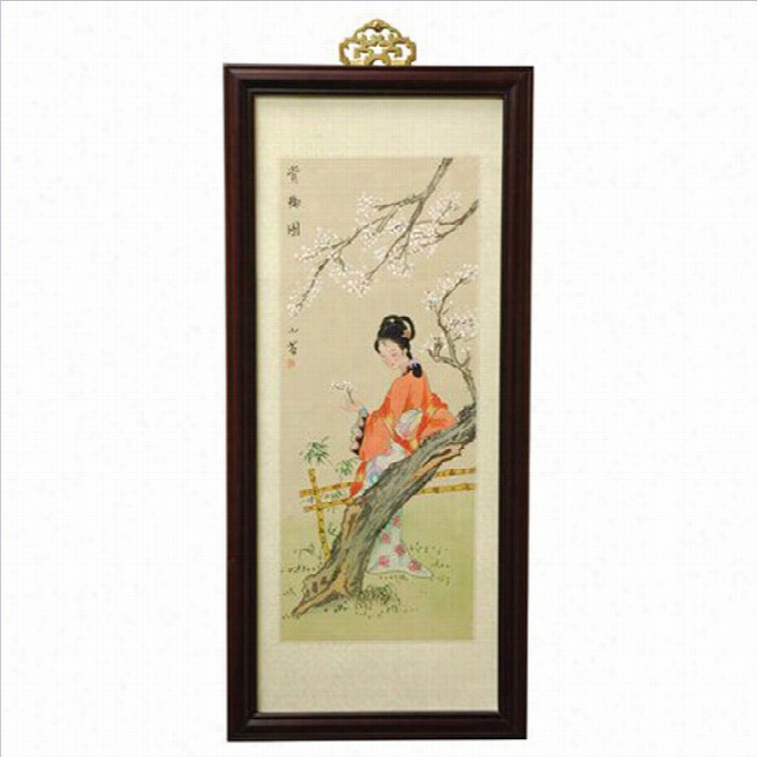 Oriental Furniture Blossoms And Beauty Wall Art In Multicolor