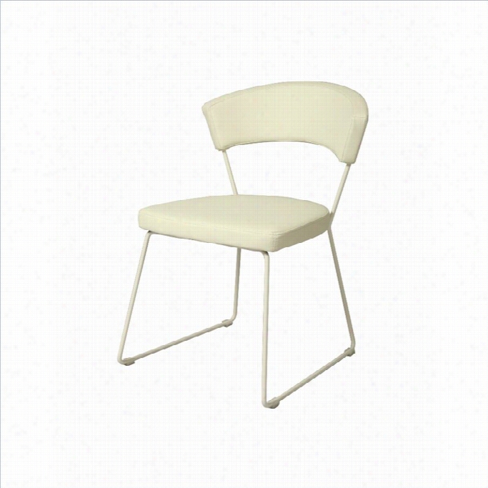 Pastel Furniture Janette Dining Chair In White