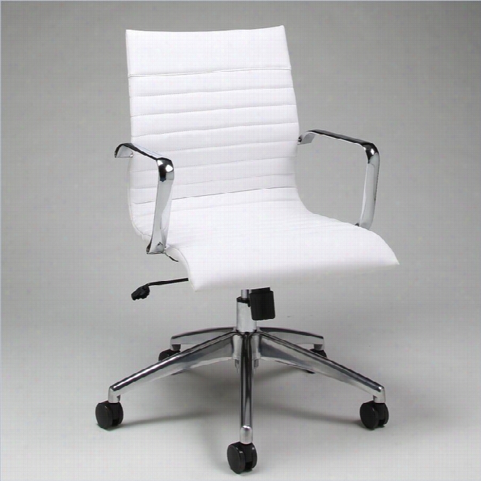 Pastel Furnitrue Janette Office Chair In Ivory