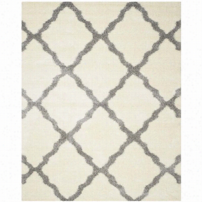 Safavieh Motreal Shag Ivory Shag Rug - 10' X 14'