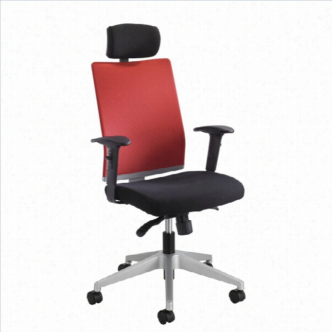 Safco Tez Manager Ooffice Chair With Headrest In Tabasco