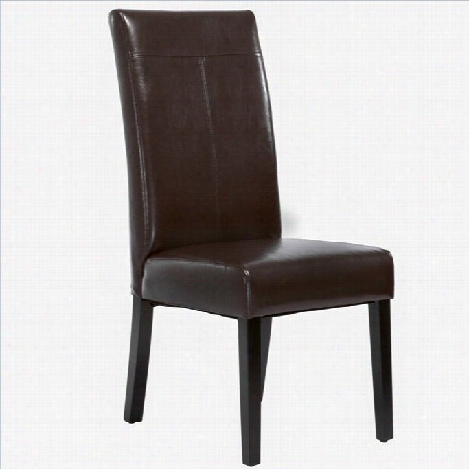 Trent Hom Anasasia Dining Chairs In Chocolate Brown (ser Of 2)