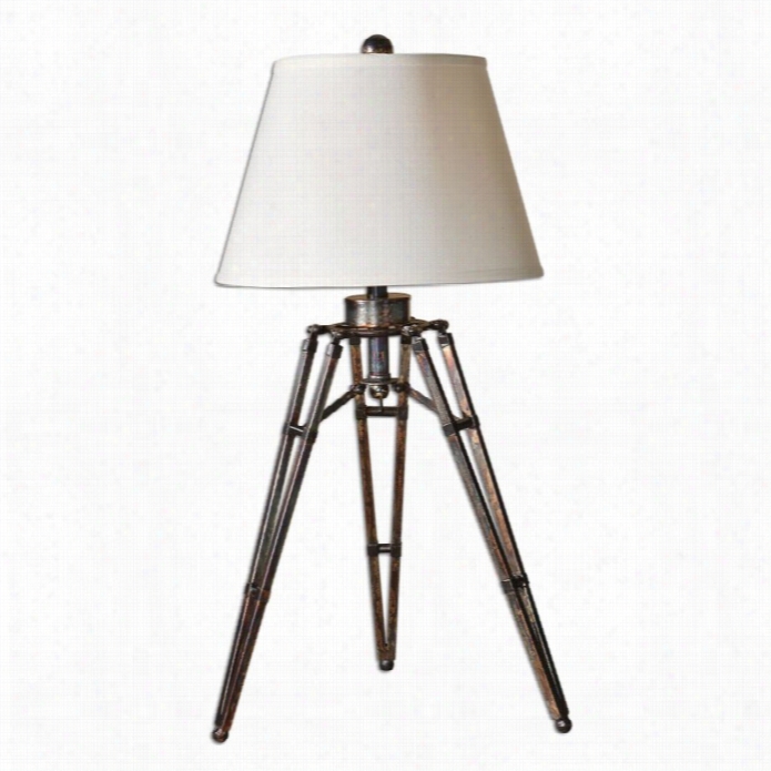 Uttermost Tuustin  Tripod Lamp In Oxidized Bronze