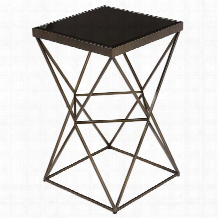 Utterm Ost Uberto Caged Frame Accent Table