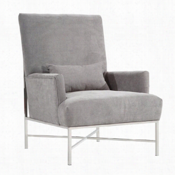 Armen Liviny York Contempora Ry Accent Chair In Gray