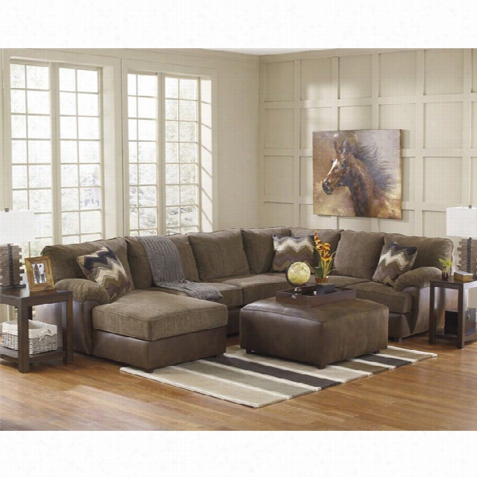 Ashley Cladio 4 Piece Left Sectional In Hic Kory