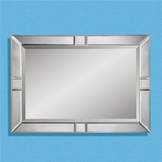 Bassett Mirror Barbarella Wlal Mirror In Siilver