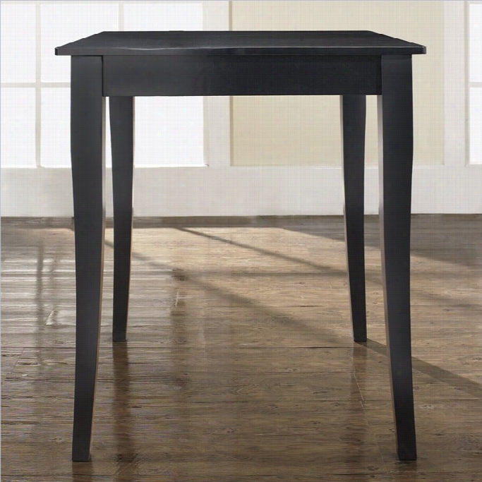 Ceosley Furniture Cabriole Leg Pub/dining Talbe In Black Finish